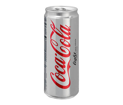 Canette Coca Cola ligth. 33cl