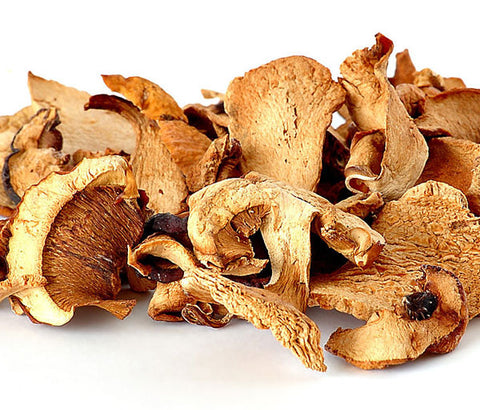 Champignon [séché]. Tas